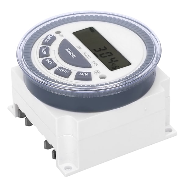 Timer Switch Elektronisk LCD Digital Display Tid Kontroll Brytare TM619H‑2 DC12VAC