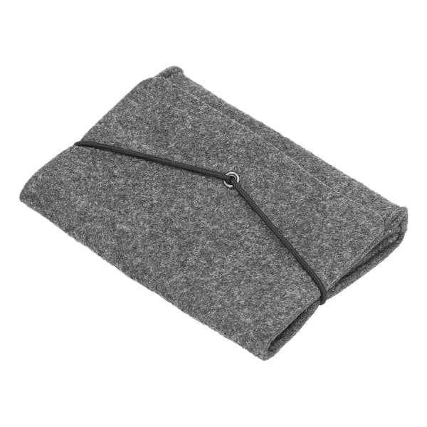 Laptop Sleeve Taske Sort Polyester Universal Notebook Computer Beskyttende Etui Tilbehør Sort