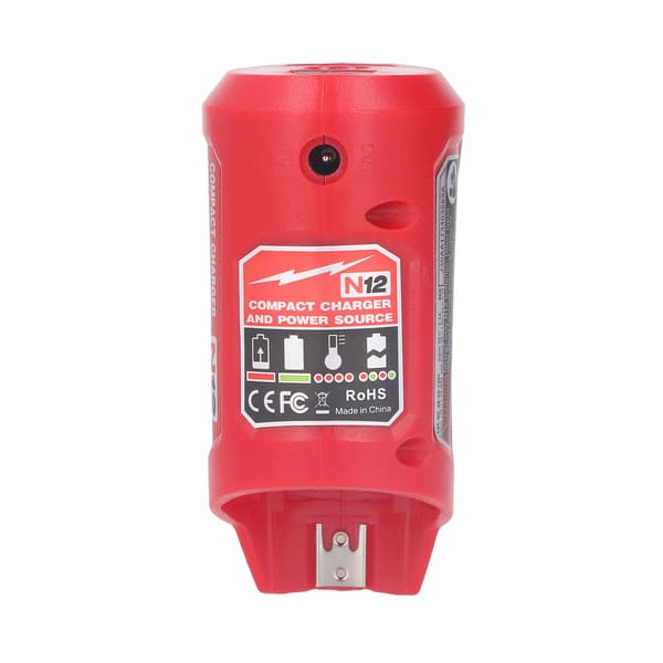 M12 N12 Kompakt 2.1A USB-oplader 12V DC-stik Strømadapter