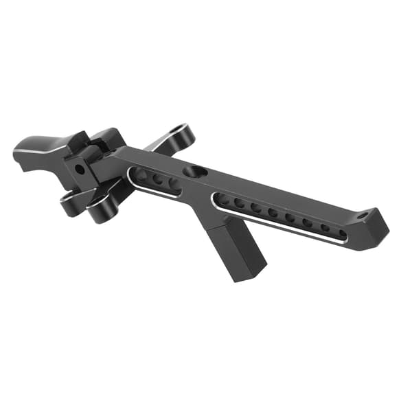 Aluminiumslegering Front Chassis Brace Support til TRAXXAS SLEDG 1/8 RC Bil Sort