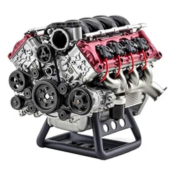 【BQ】Mini V8 Motor Løpesett, Ax90104 Scx10 Andre Generasjon Capra-Perfet