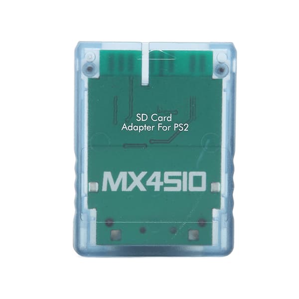 Profesjonell PS2 minnekortleser - Transparent Plug and Play minnekortadapter