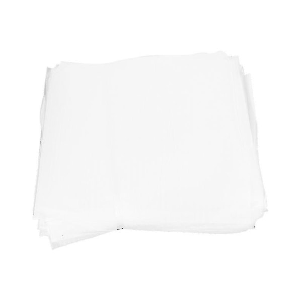 100 stk Wraps Epe-belagt perlebomullspose Støtsikker og bruddsikre poser-25x30cm (hvit)