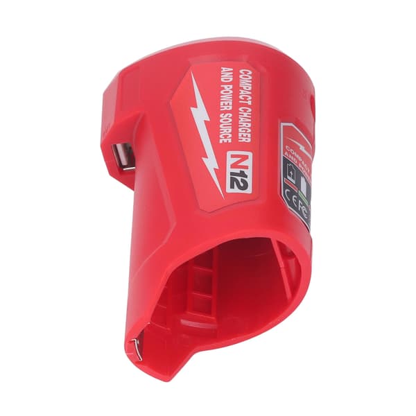 M12 N12 Kompakt 2.1A USB-oplader 12V DC-stik Strømadapter
