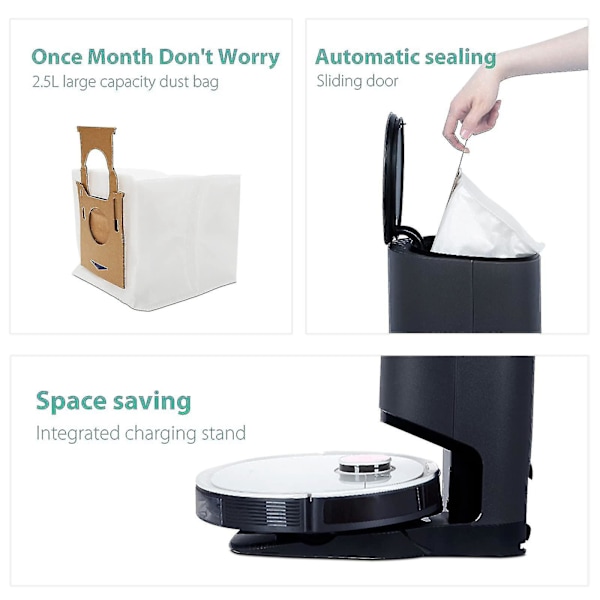 20-pak engangsstøvpose til Ecovacs Deebot T8 Aivi T8 N8 Pro Plus