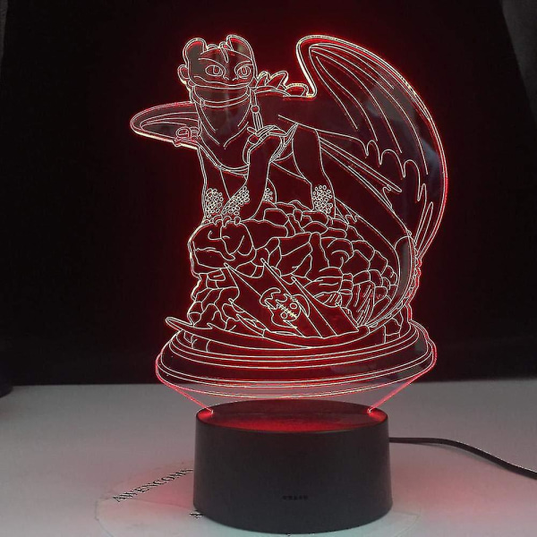 Vacker gåva Hur man tränar din draklampa Dragon tandlös lampa