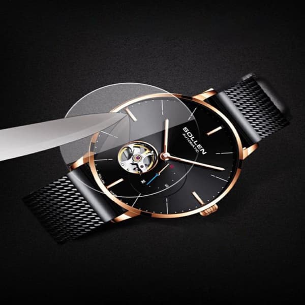 【BQ】suuri pyöreä universaali kellolasi suojakalvo 30 mm- 41MM
