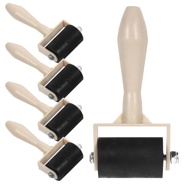 【BQ】5 stk. trykvalser Praktisk trykvalse Brayer tryklimstift
