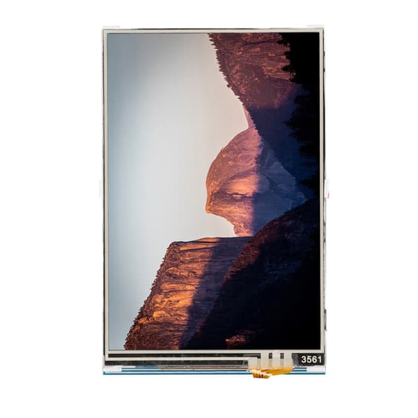 Farverig 3,5\" TFT LCD-berøringsskærm til Raspberry Pi