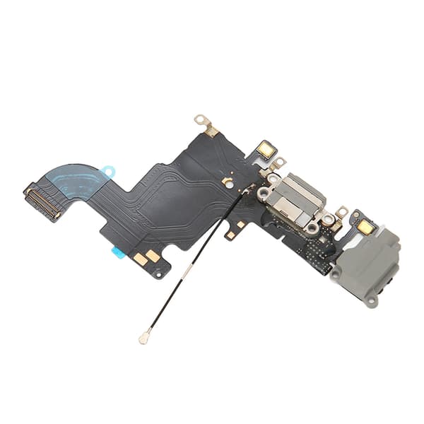 Ladeport Dock Connector Profesjonell Lade Dock Connector Flex Kabel Kompatibel for IPhone 6S Grå