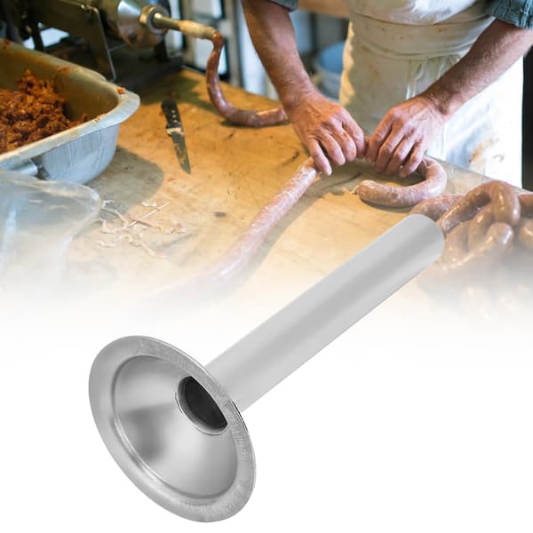 Pølsestopper-rør i rustfrit stål, manuelt kødhakker-tilbehør, 24 mm diameter