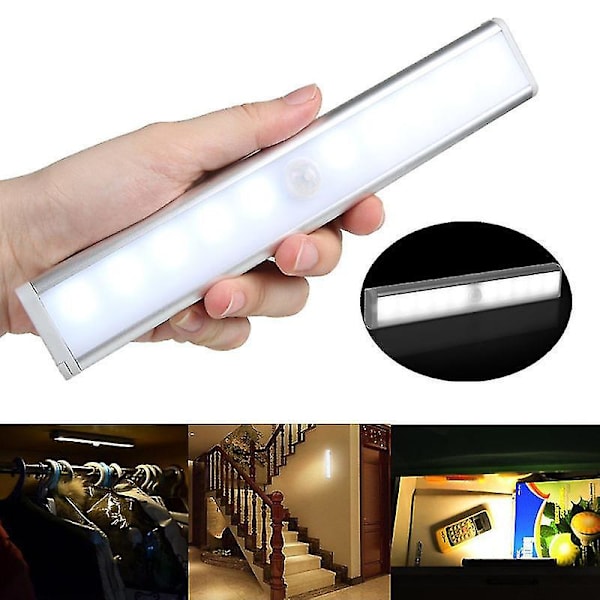 Intelligent induktionslampa för mänsklig kropp Uppladdningsbar batteridriven LED Warm light