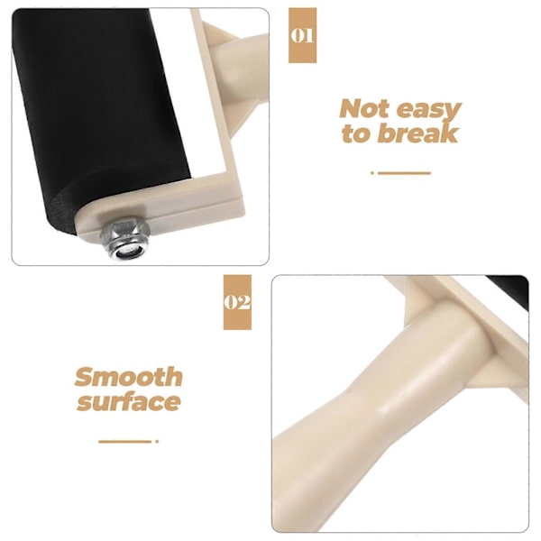 【BQ】5 st tryckrullar Praktisk tryckrulle Brayer trycklimstift