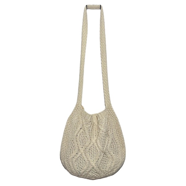 2022 ny stil designet til taske strikket taske Messenger Bag Ensfarvet mulepose Twist Bag Retro taske Dame Taske Tide White