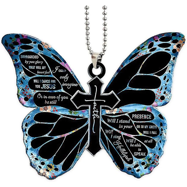 st Butterfly Blue Eye Pendant Eye inomhus vägghängande vägghänge A9