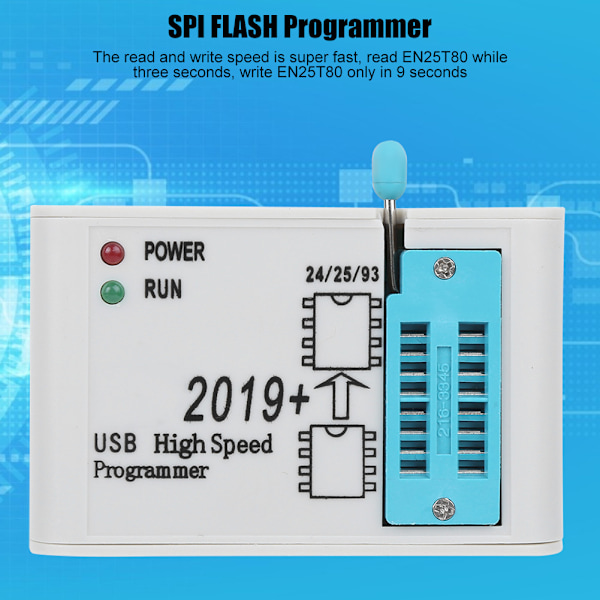 EZP2019 Høj Hastighed SPI FLASH USB 2.0 12MBPS Kompakt Programmerings Support