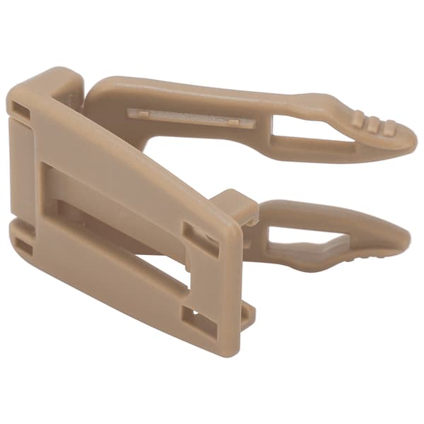 10 stk. Tan Molle Webbing Stroppspenneklips for Ryggsekkforbindelse