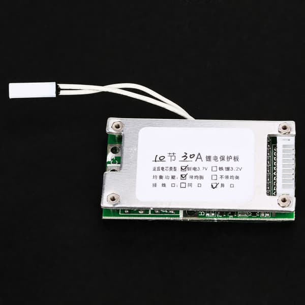10S 36V 30A Liion Celle 18650 Batteribeskyttelse BMS PCB-kort med Balansefunksjon