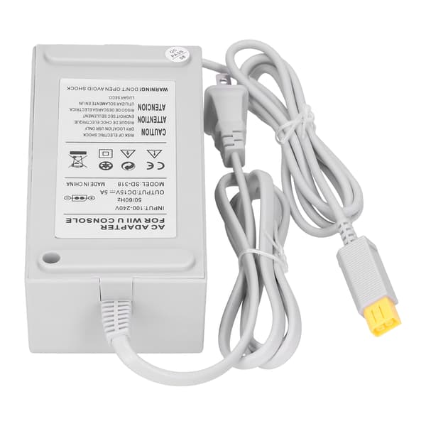 15V2A US Plug Gamepad Strømadapter Lader for WIIU