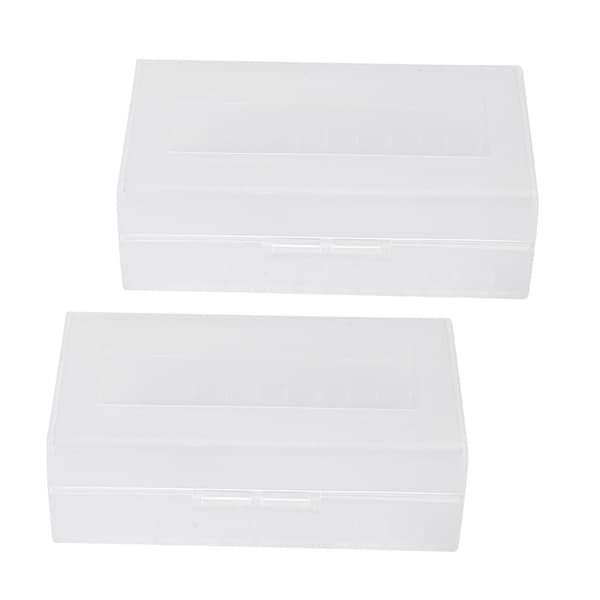 Bärbar batteriförvaringslåda för 2*20700/21700 batterier - 2-pack