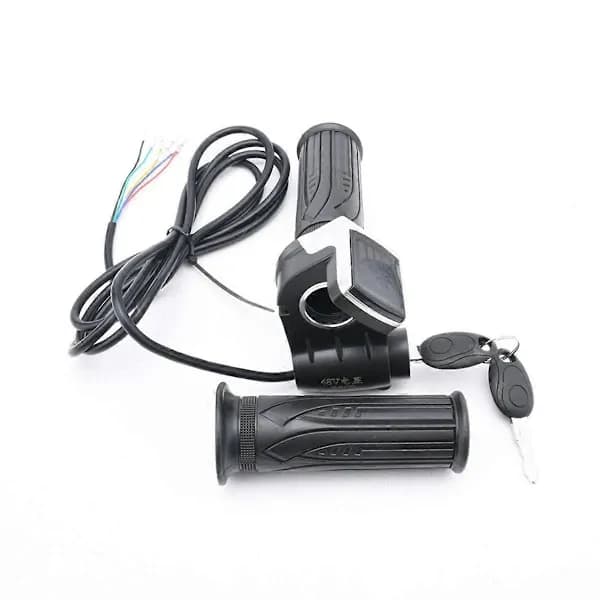 Electric Bicycle Scooter Twist Throttle with LCD Display and Power