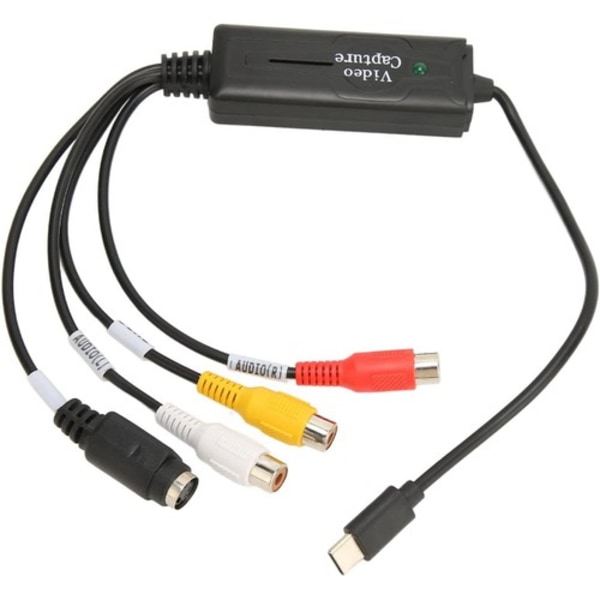 USB 3.1-port, 1-kanals RCA Video Capture Card Converter, för mobiltelefon