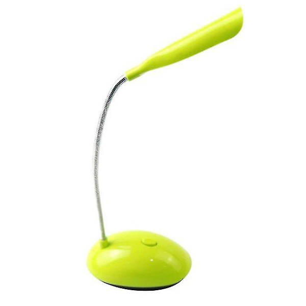 Hopfällbar LED-bordslampa Dimbar Touch-bordslampa 4,5v Aaa-batteri Barn Student Studera Läsning Ögonskydd Bärbar lampa Yellow