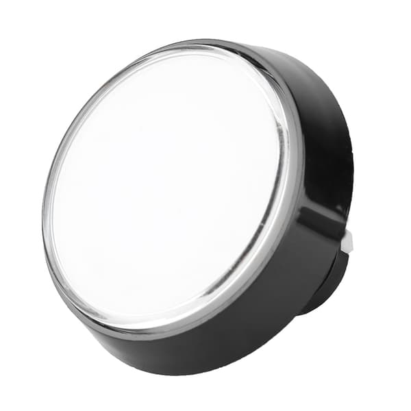 Stor rund LED-belyst trykknap - 60 mm diameter - til arkade-spil