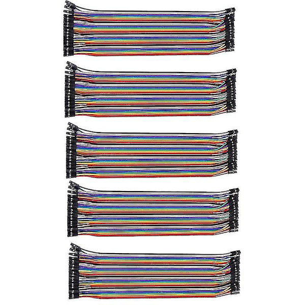 5 stk 40 Pin 20 Cm Rainbow Kabel Kvinder Til Dame Tilslutning