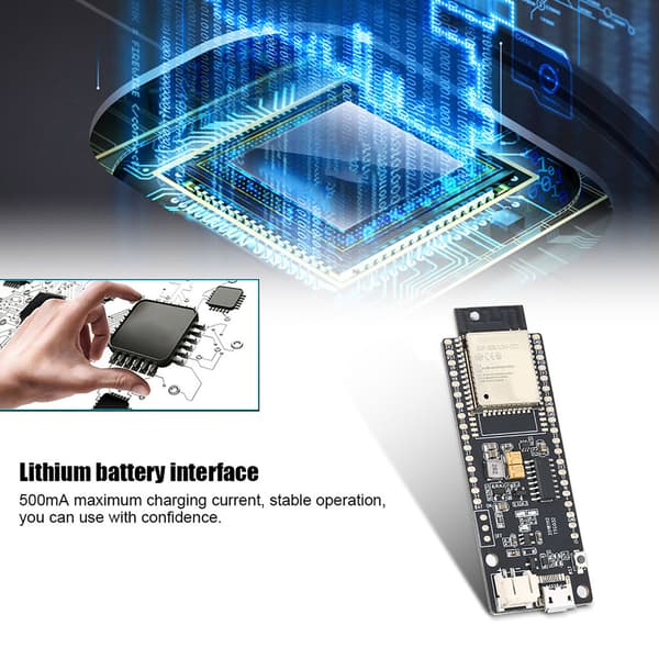 TTGO REV1 ESP3-WROOM-32 Modul 4MB flashminne för Arduino/MicroPython