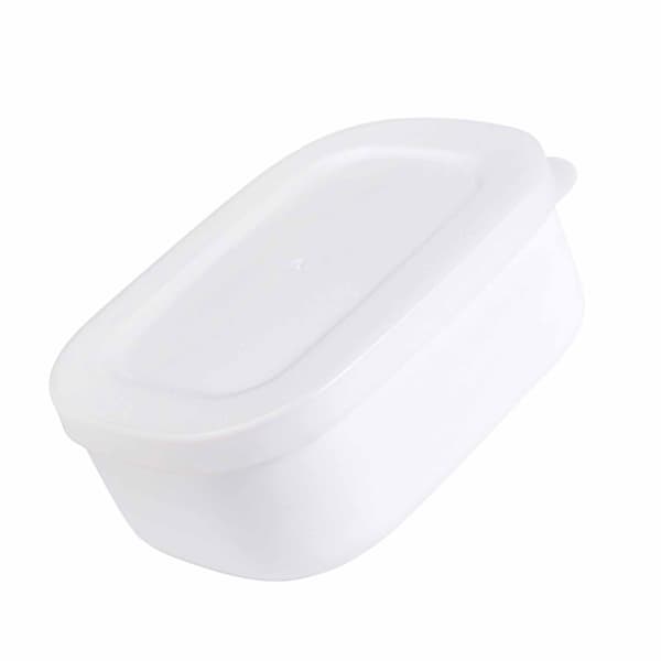 Matboks Mini Lunsjboks Bærbar Bento Boks 280ml Hvit for Kontor Studenter
