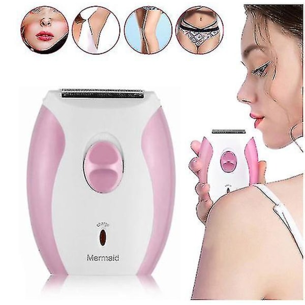 USB uppladdningsbar kvinnor epilator, rakapparat elektrisk trimmer ansikte kropp hårborttagning maskin