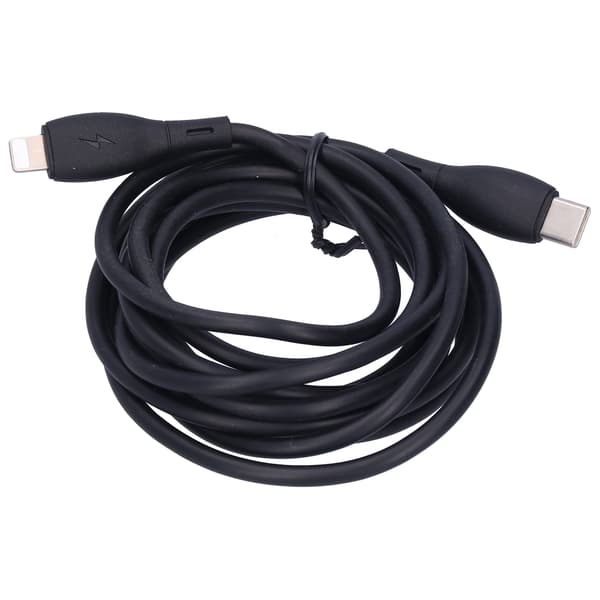 KUULAA Mobiltelefon Datakabel 20W Telefon Opladerkabel 2M Blød Opladerledning Sort