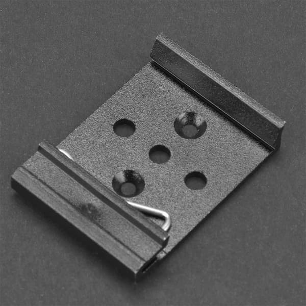 35mm Aluminium DIN-skena Fast Klämma Fästklämma för Relämontering (#5)