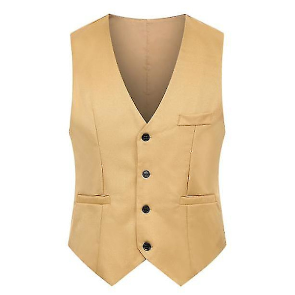 Herrväst med V-ringad Slim Four Seasons-väst XL