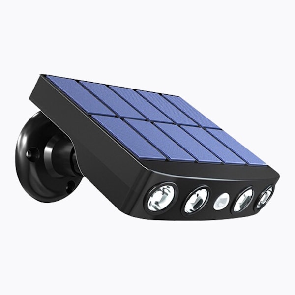 PCS Solar Udendørs Lys, Solar Motion Sensor Sikkerhed Væglamper, 4 store LED Solar Lights