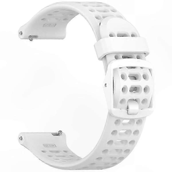 【BQ】Justerbar silikone urrem til Coros Pace 3, holdbar udskiftningsrem White