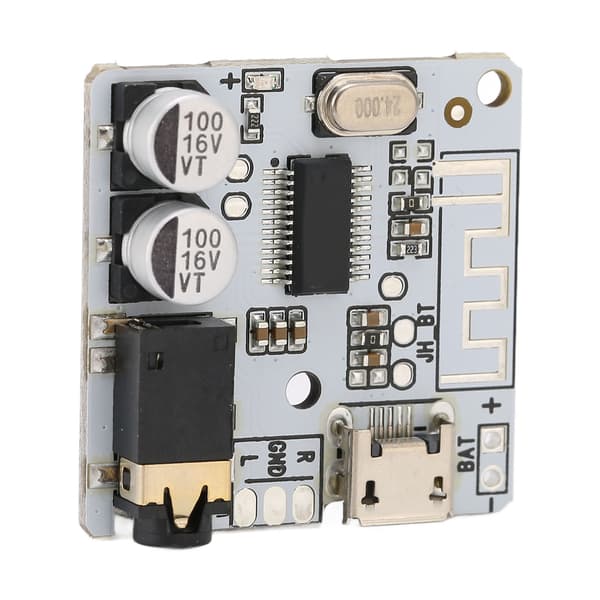 Bluetooth Lydmottakerkort Lossless Stereo Dekoding DIY Bilhøyttalerforsterkermodul med LED-indikator 3,7‑5V