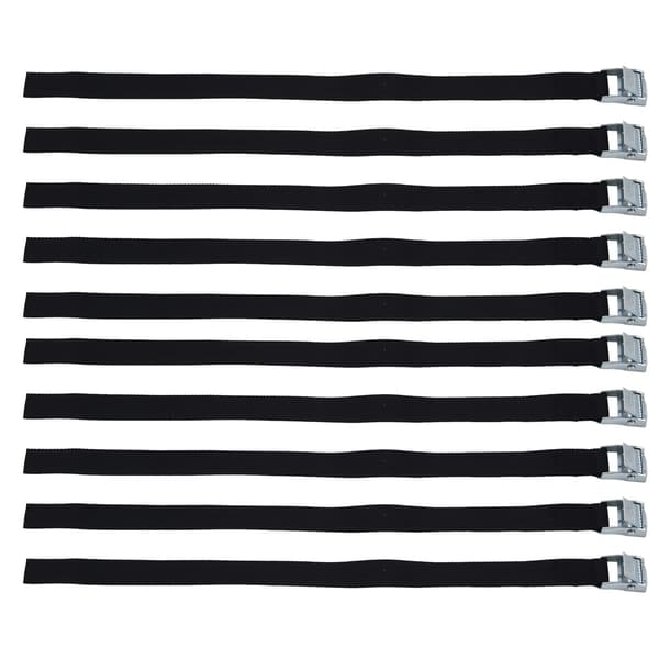 10st Zink Legering Tryckspänne Spännband Smutsresistent Nylon Surrningsbälte för Gods Bagage
