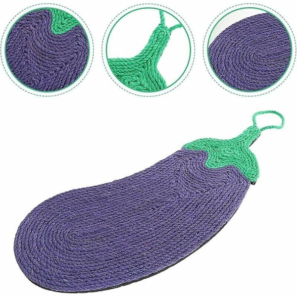 Cat Scratching Boardcat Scratching Matta Sisal Matta anti-scratch Eva Anti-halkmatta Kattleksaksskydd Soffa Möbler aubergine Style