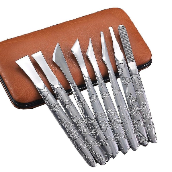 Pedikyrverktyg för peelingkniv, professionellt verktyg för nagelkniv, pedikyrset för fotfil