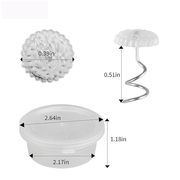 Headliner Twist Pins För Tyg Soffa Stol Reparation