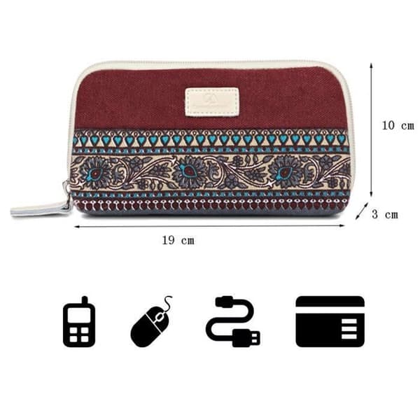 Laptop/Ultrabook-etui, vinrød