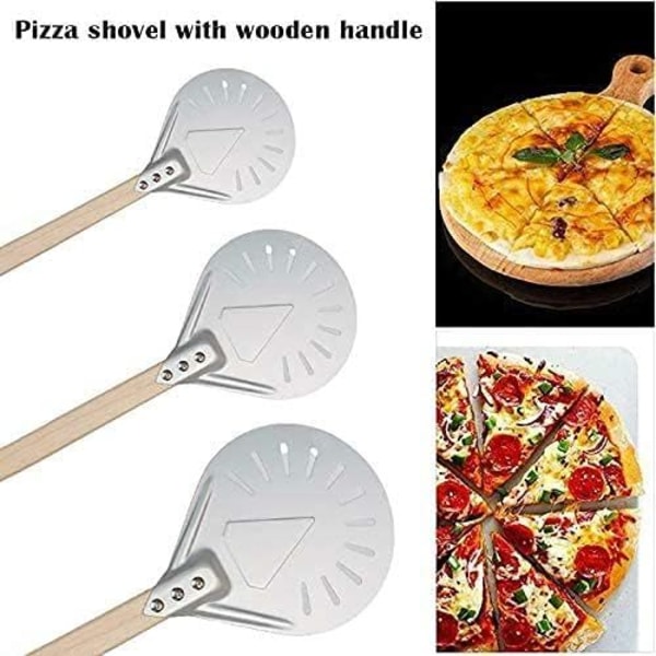 Rund pizzaskræller bageværktøj, pizzaskræl til hjemmelavede pizzabagere