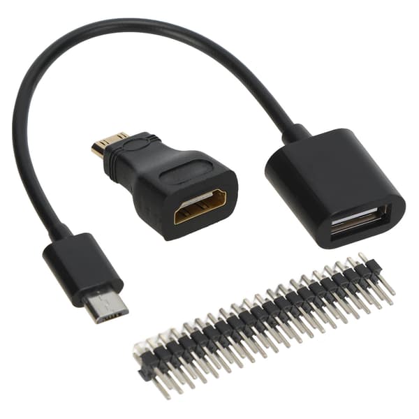 Mini HD - HD -sovitin Micro USB - USB-naarasvirtajohto 40P Raspberry Pi Zero Pin -sarjalle
