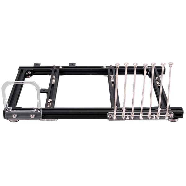 ATX-computerkabinet i aluminiumlegering (sort)