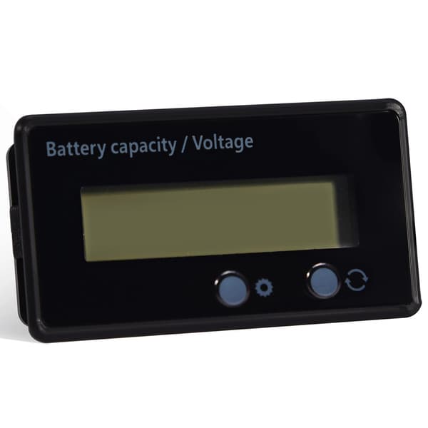 Universal LCD Batterikapasitetsmåler Spenningsmåler Tester