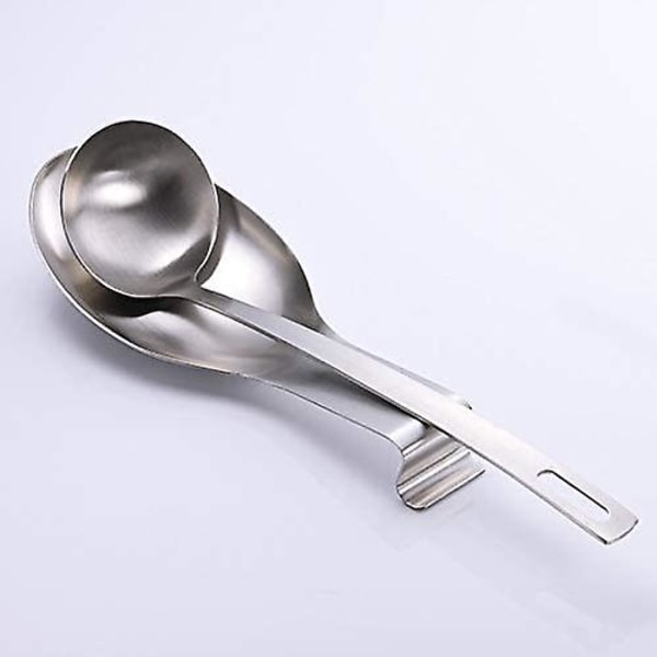 Spoon Holder Rest Polished Stainless Steel Spoon Rest