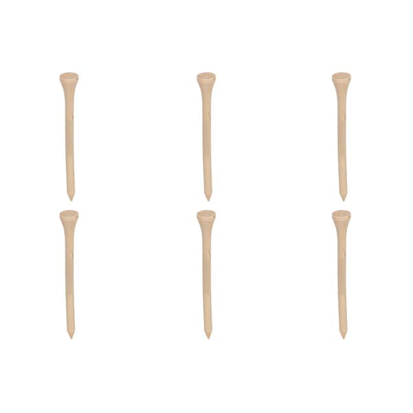 50-pack Starka Golf-Tees i Trä 83mm för Golftillbehör