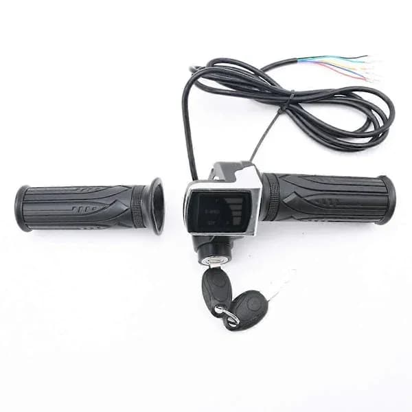 Electric Bicycle Scooter Twist Throttle with LCD Display and Power